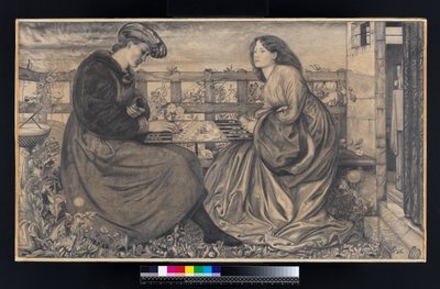 The Backgammon Players by Edward Burne Jones